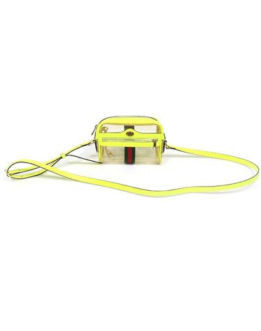 [중고명품] 구찌 중고 517350 PVC 네온 클리어 WEB 오피디아 미니 크로스백 160929868