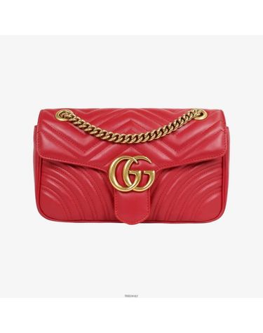 [중고명품] 구찌 중고 GG 마몬트 마틀라세 진주 체인 숄더백 161089598