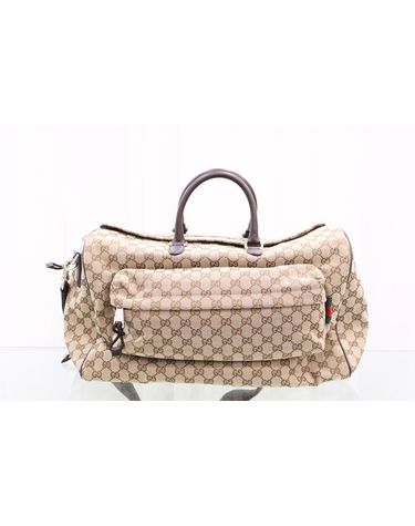 [중고명품] 구찌 중고 미듐 GG 더플 여행용 보스턴 토트 숄더백 802095 162160453