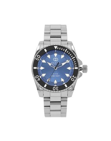[명품] 구찌 손목시계 다이브 오토매틱 40mm 블루 남성 YA136362 144594226