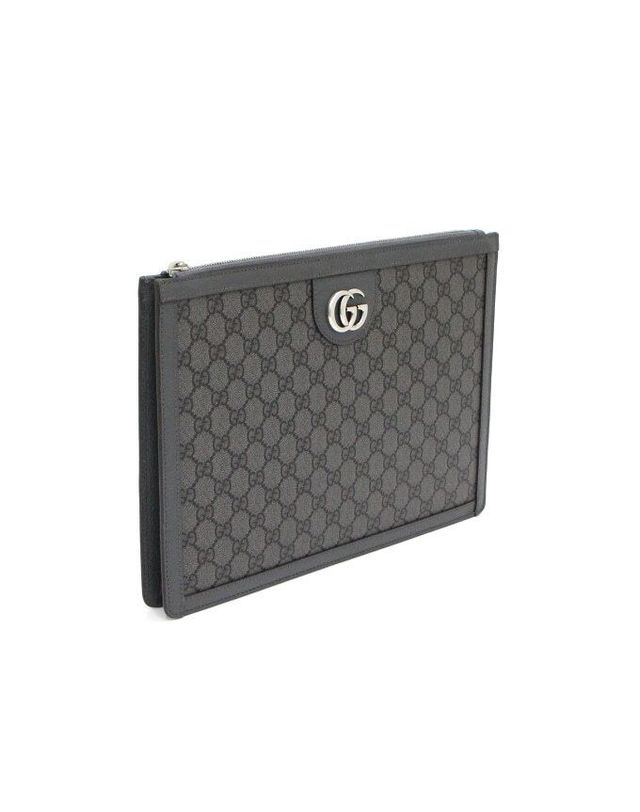 구찌 [중고명품] [중고명품] 구찌 GG 포트폴리오 케이스 클러치백 가로 34cm / 세로 24cm / 폭 4cm 152892449 착용컷