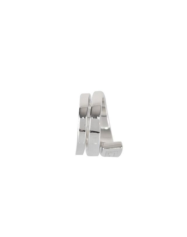 구찌 [중고명품] [중고명품] 구찌 G로고 스파이럴 실버 반지 10호 76033715 착용컷