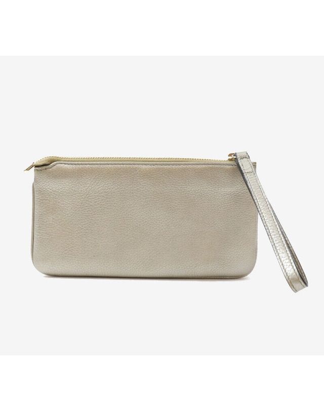 구찌 [중고명품] [중고명품] 구찌 소호 클러치 파우치 골드 사이즈 22x12cm 156331146 착용컷
