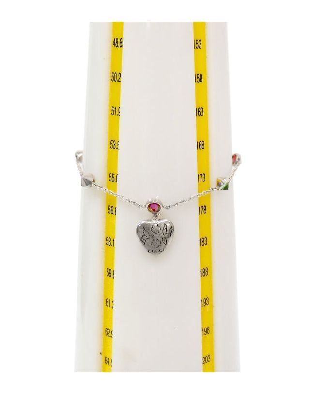 구찌 [중고명품] [중고명품] 구찌 블라인드 포 러브 실버 팔찌 사이즈 16cm 159571588 착용컷
