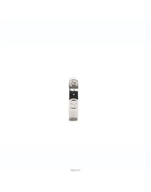 구찌 [중고명품] [중고명품] 구찌 아이콘 밴드 하트링 18K 화이트골드 75683752 착용컷