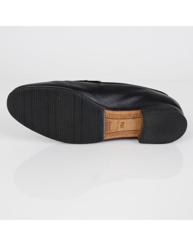 구찌 [중고명품] [중고명품] 구찌 여성 조르단 홀스빗 가죽 로퍼 블랙 404069 BLM00 1000 157550431 착용컷