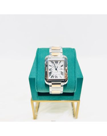 [중고명품] 까르띠에 탱크 앙글레즈 핑크골드 콤비 시계 손목둘레 18mm 158336359