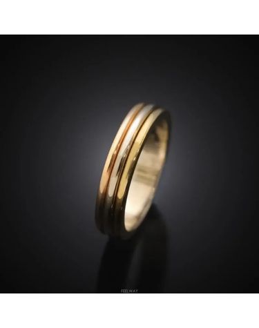 [중고명품] 까르띠에 트리니티 웨딩밴드 18K 골드 62호 2.7MM 75875934