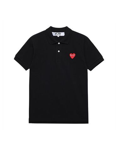 [명품] 꼼데가르송 레드와펜 카라 반팔 폴로 티셔츠 블랙 남여공용 AX T006 051 1 149597412