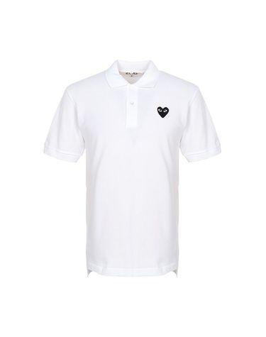 [명품] 꼼데가르송 블랙 하트 와펜 카라 티셔츠 남여공용 AX T066 051 2 154683434