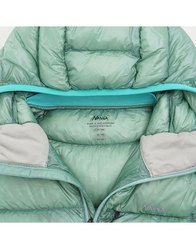 난가 [명품] 난가 N2621 0B021A MINT FW26 여성 마운틴 롯지 후디 자켓 162940501 착용컷