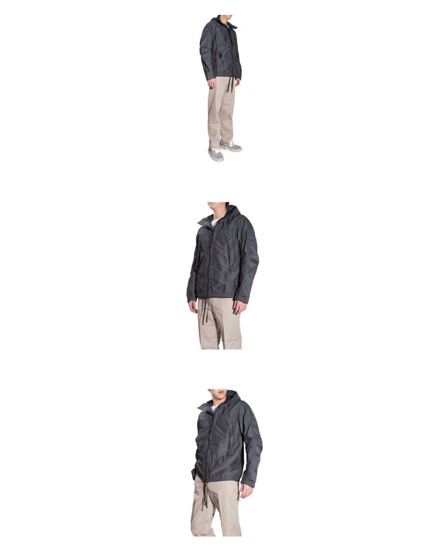 네멘 [명품] 네멘 가먼트 다이드 타이벡 맘모 자켓 157553390 착용컷