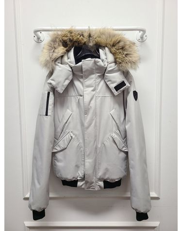 [중고명품] 노비스 콘크리트 그레이 딜런 후드 봄버 패딩점퍼 사이즈 M 114316292