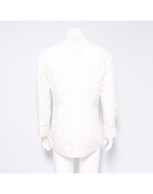 돌체앤가바나 [중고명품] [중고명품] 돌체앤가바나 화이트 레터링 로고 남성 긴팔 셔츠 사이즈 40 152898819 착용컷