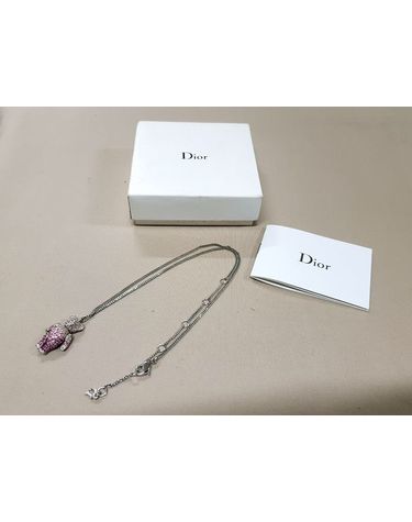 [중고명품] 디올 테디베어 큐빅 목걸이 119568085