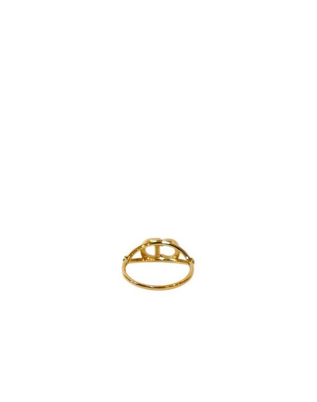 디올 [중고명품] [중고명품] 디올 클레어 D 룬 골드 반지 13호 157888613 착용컷