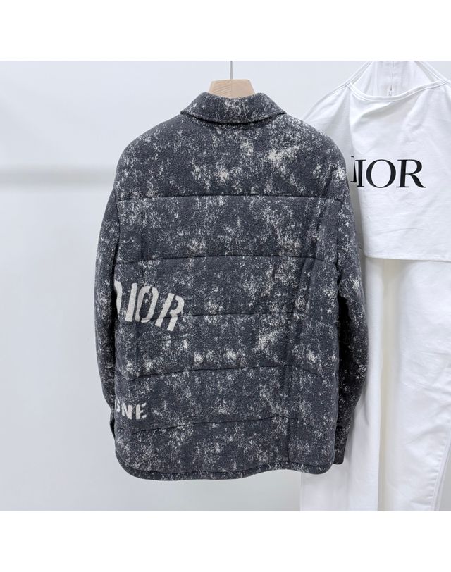 디올 [중고명품] [중고명품] 디올 [S+급/XL] 아뜰리에 패딩 자켓 그레이 160975748 착용컷