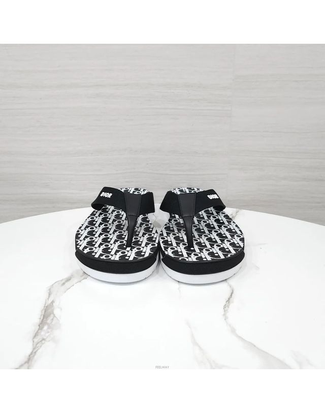 디올 [중고명품] 디올 오블리크 자카드 알파 쪼리 샌들 슬리퍼 3SA082YXV 161795837 착용컷