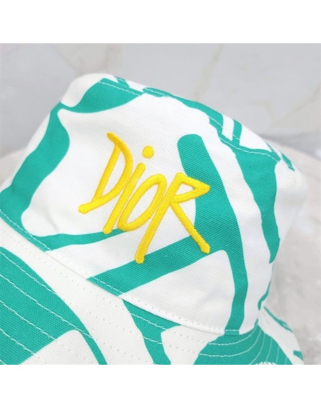 디올 [중고명품] 디올 X SHAWN 로고 버킷햇 L 3438 163158446 착용컷