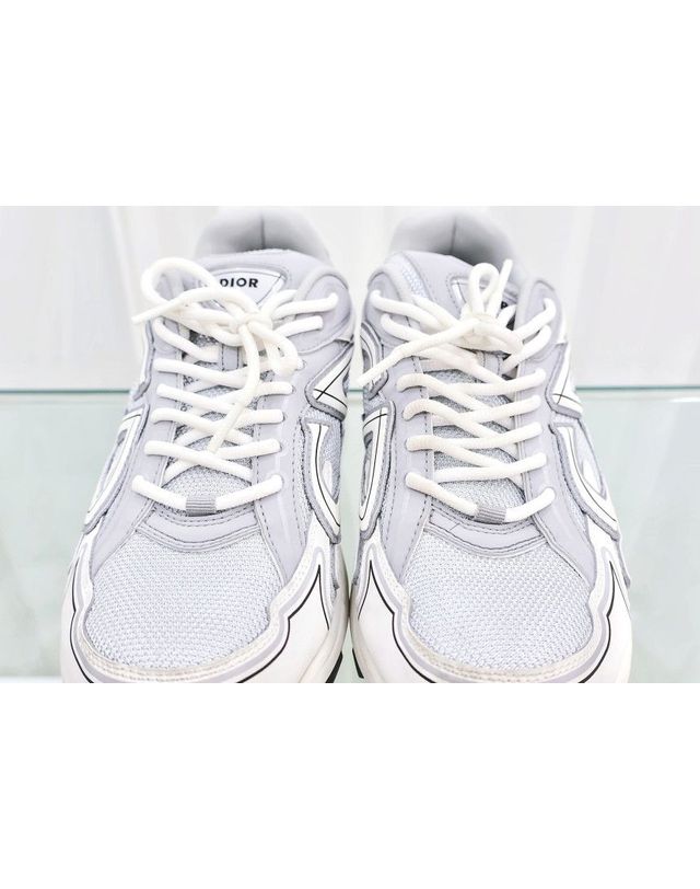 디올 [중고명품] 디올 중고 B30 마이크로 파이버 매쉬 스니커즈 운동화 3SN279ZLZ H860 163268311 착용컷