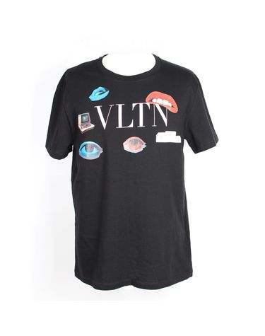 [중고명품] 레드발렌티노 VLTN 반팔 티셔츠 블랙 M 153097520