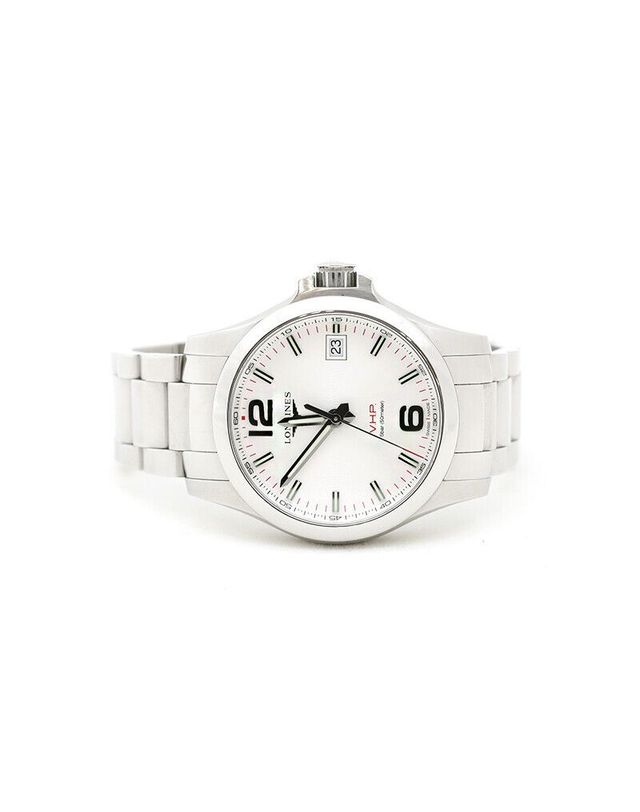 론진 [중고명품] [중고명품] 론진 콘퀘스트 스틸 41mm 76317865 착용컷