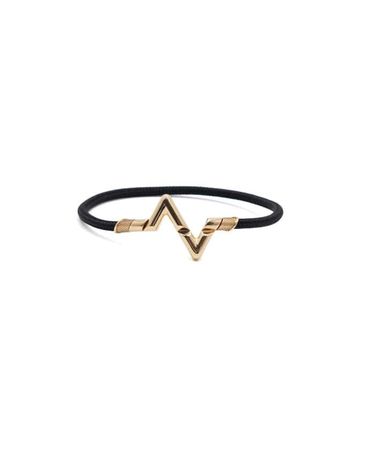 [중고명품] 루이비통 18K 옐로우골드 LV 볼트 업사이드 다운 플레이 라지 브레이슬릿 팔찌 사이즈 17호 152316702