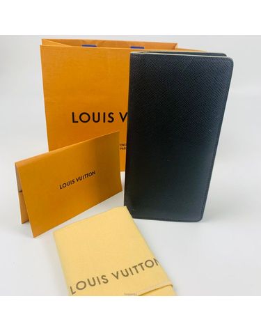 [중고명품] 루이비통 레더 브라짜 월릿 장지갑 블랙 M30285 138267255