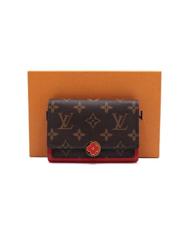 [중고명품] 루이비통 모노그램 플로르 컴팩트 여성 중지갑 사이즈 13.5cm 158728000