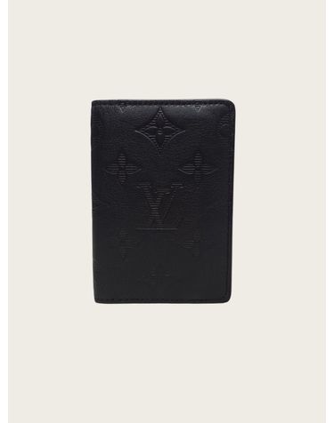 [중고명품] 루이비통 블랙 포켓 오거나이저 모노그램 쉐도우 레더 카드지갑 M62899 159662596