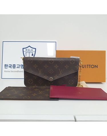 [중고명품] 루이비통 모노그램 펠리시 스트랩&고 L502328 160463628