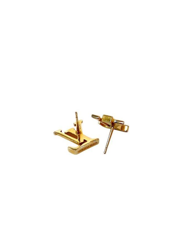 루이비통 [중고명품] [중고명품] 루이비통 아이코닉 골드 귀걸이 사이즈 1.2cm 158377851 착용컷