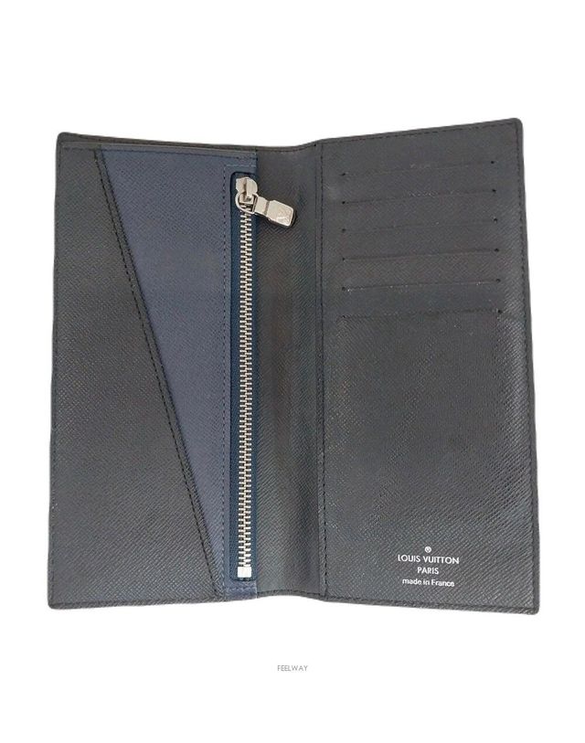 루이비통 [중고명품] [중고명품] 루이비통 타이가 알렉산드르 남성 장지갑 M64597 142715537 착용컷