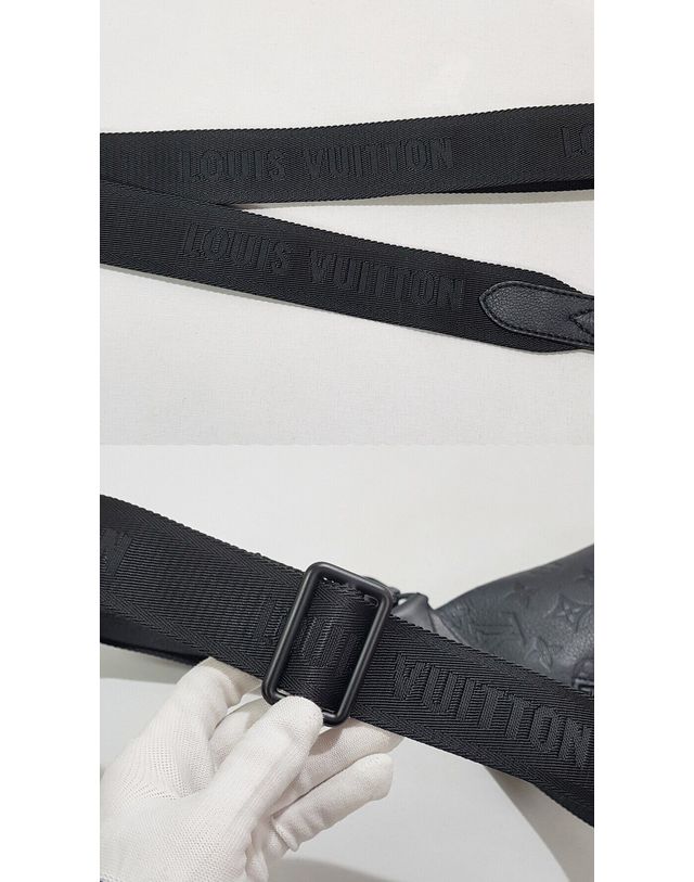 루이비통 [중고명품] [중고명품] 루이비통 듀오 슬링 백 블랙 M21890 75551365 착용컷