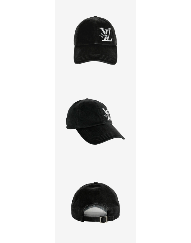루이비통 [중고명품] [중고명품] 루이비통 중고 M7608 LV 스매시 캡 모자 블랙 L 사이즈 XZKO68J7 162943006 착용컷