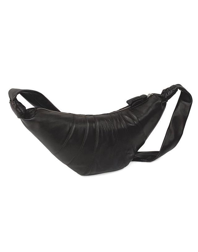 르메르 [명품] 르메르 여성 나파 레더 크루아상 숄더백 다크 초콜릿 BG0001 LL095 490 150638961 착용컷