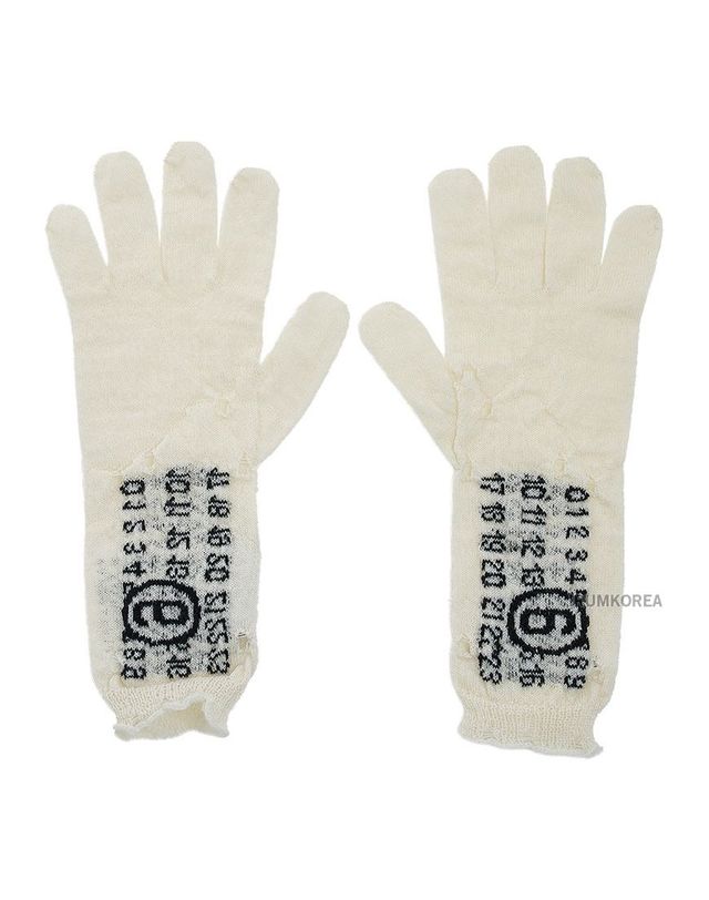메종 마르지엘라 [명품] 메종마르지엘라 여성 장갑 울 오프화이트 S52TS0043 M13135 103 145023697 착용컷