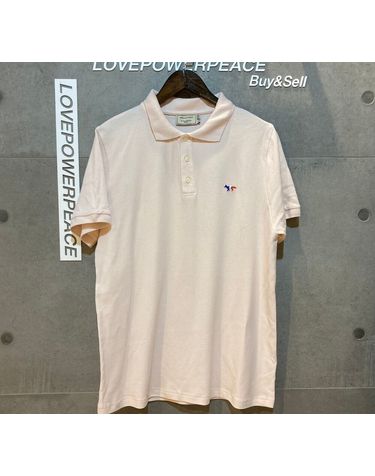 [중고명품] 메종키츠네 삼색여우 핑크 카라티셔츠 사이즈 105 148409580