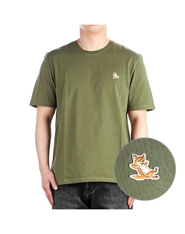 [명품] 메종키츠네 칠렉스 폭스 반팔 티셔츠 밀리터리 그린 LM00110KJ0008 P384 72736250