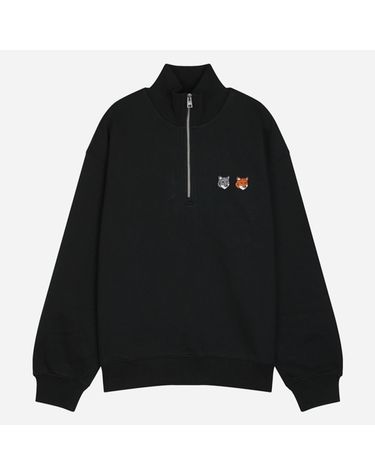 [명품] 메종키츠네 남성 더블 폭스 헤드 하프 집업 OM211CF KM0341 P190 155029132