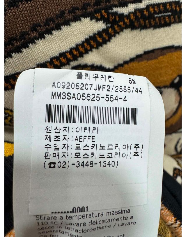 모스키노 [중고명품] [중고명품] 모스키노 테디베어 곰돌이 니트 44 사이즈 159579917 착용컷