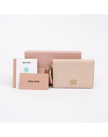 [중고명품] 미우미우 5MC103 로고 카드 지갑 158542751