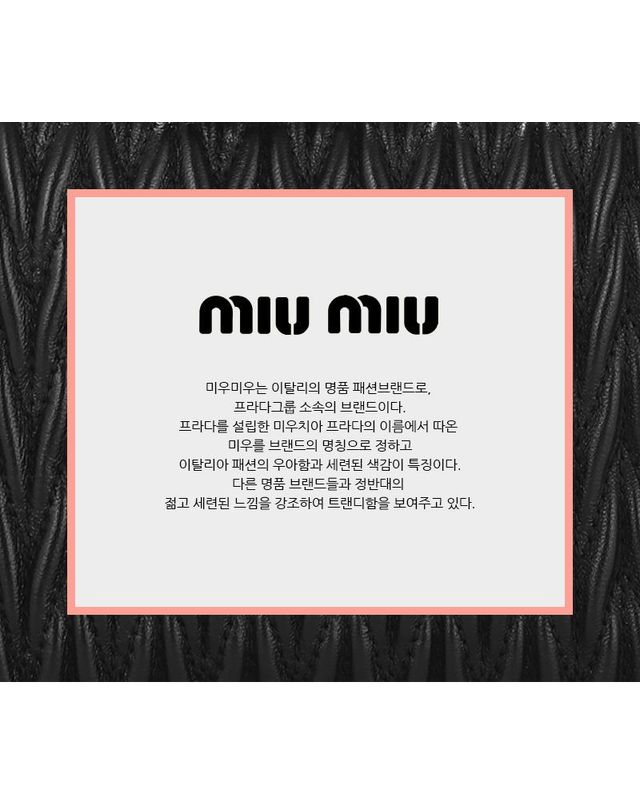미우미우 [명품] 미우미우 여성 아이비 캔버스 앤 레더 숄더백 베이지 브랜디 5BG231 ACRN F062F 162109666 착용컷