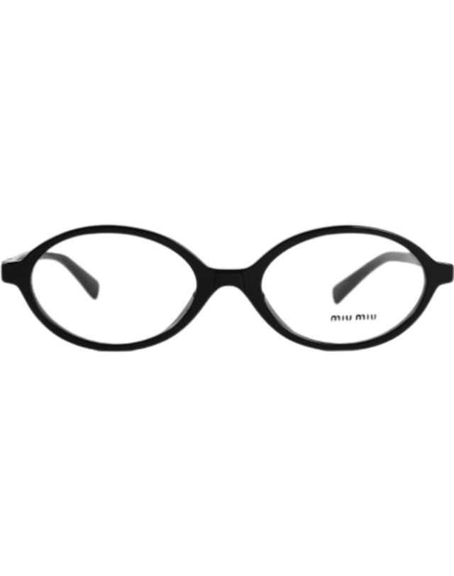 미우미우 [명품] 미우미우 리가드 블랙 오벌 안경 01XV 1AB1O1 50 137994721 착용컷