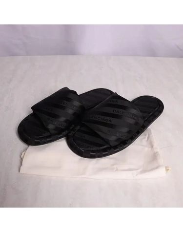 [중고명품] 발렌시아가 로고 슬라이드 슬리퍼 38 162092193