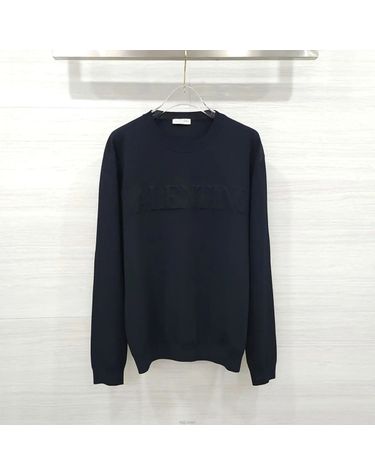 [중고명품] 발렌티노 가라바니 로고 엠보스 니트 블랙 사이즈 L 159303274