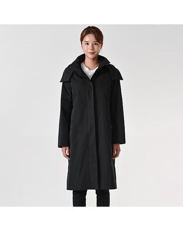 [명품] 버버리 디태처블 후드 카 코트 블랙 8046636 144072911