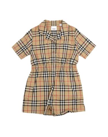 [중고명품] 버버리 체크 플레이 점프수트 여아 키즈 사이즈 8Y 128cm 152565308