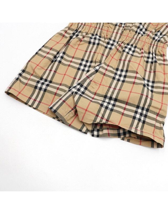 버버리 [중고명품] 버버리 체크 플레이 점프수트 여아 키즈 사이즈 8Y 128cm 152565308 착용컷