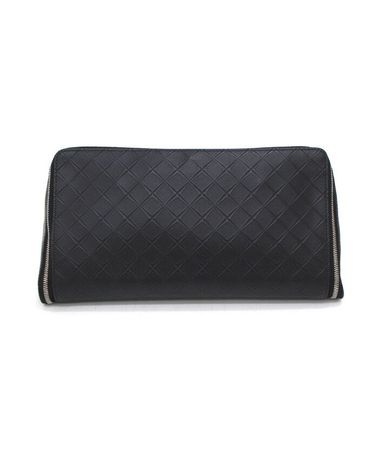 [중고명품] 보테가베네타 블랙 VCRE2 삼각 코스메틱 파우치 가로 27.5cm 세로 13cm 폭 14cm 152893060